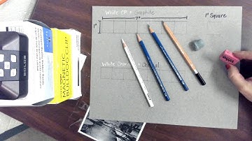 DP I How to Create Graphite and Charcoal Value Scales and Practice Squares