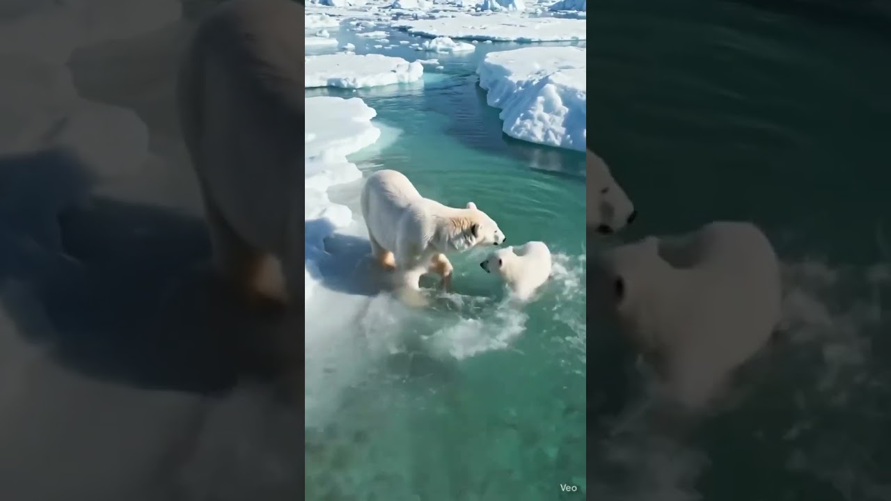 🐻‍❄️ Polar Bear and Her Cub | Arctic Wildlife Documentary 🐻‍❄️