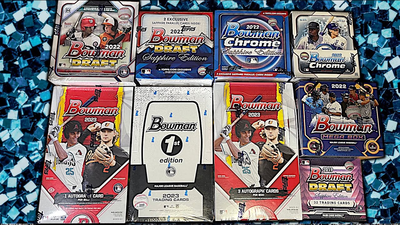 BOWMAN SAPPHIRE Baseball Cards Variety Opening!!! YouTube