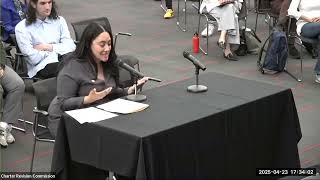 April 23 Hearing of the 2025 Charter Revision Commission