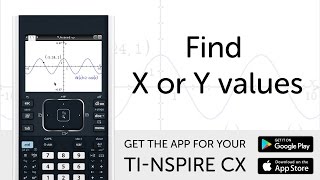 Find X or Y values - Manual for TI-Nspire CX Calculator screenshot 4