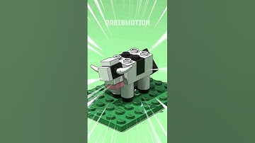 LEGO Cow Tutorial #lego #legoanimals #legotutorial