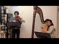 Wedding March by Mendelssohn, harp & violin duet