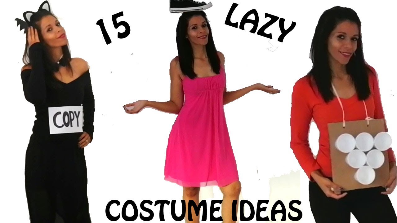 15 Super Lazy and Quick Halloween Costumes YouTube
