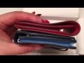 Unboxing of Hermes short Bearn ostrich wallet and comparison of the three different Bearn wallets