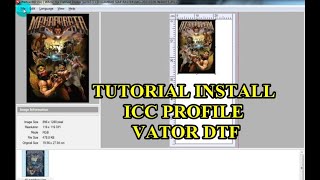Tutorial Install Icc Profile Vator Dtf  3 Settings