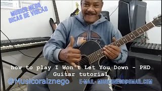 Vídeo de I Won't Let You Down