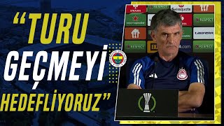 Olympiakos Teknik Direktörü Jose Luis Mendilibar Fenerbahçeye Saygı Duyuyoruz Ancak Favori Biziz