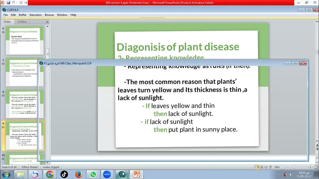 expert system CLIPS Rule2 YouTube