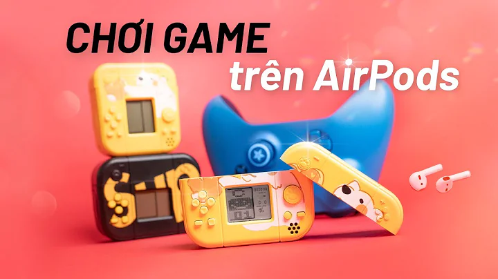 Case Máy Chơi Game SUP: vỏ case kiêm máy chơi game cổ điển cho airpods