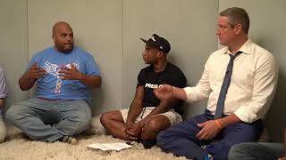 Tim Ryan And Charlamagne Tha God Practice Breathing Techniques To Reduce Anxiety