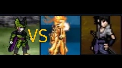 Chaos Cell (New) Vs Naruto Kurama OP & Sasuke Rinnegan OP In Jump Force Mugen