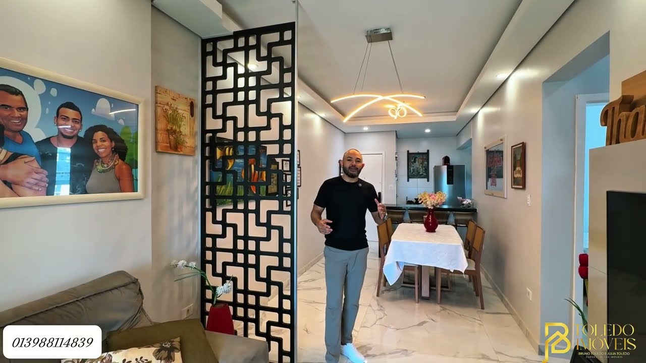 Apto 03 Dormitórios com 02 suítes e 02 vagas de garagem, Av. Paris no Canto do Forte - SP