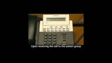 Logging your Extension into or out of a Group on Samsung Telephone Systems