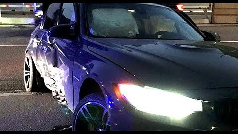 FIRST CRASH ACCIDENT !! BMW M3 F80