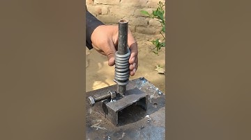 Amazing DIY Tool Idea for Attaching Ropes at Heights #diy #tips #tricks #tools