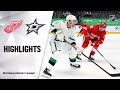 Red Wings @ Stars 4/20/21 | NHL Highlights