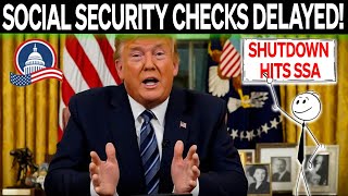 BREAKING: Government Shutdown DELAYS Social Security! | SSI, SSDI, SSA Payment Update