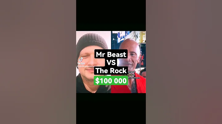 💸💰 MrBeast VS The Rock. Game for $100000. Reaction #game #money #viral