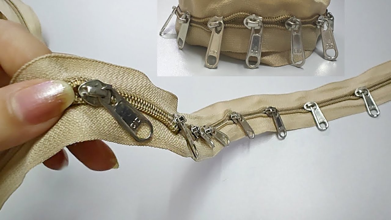 How to Attach a Zip Runner to the Zipper/ ज़िप चेन में कुंडा कैसे लगाएं ...
