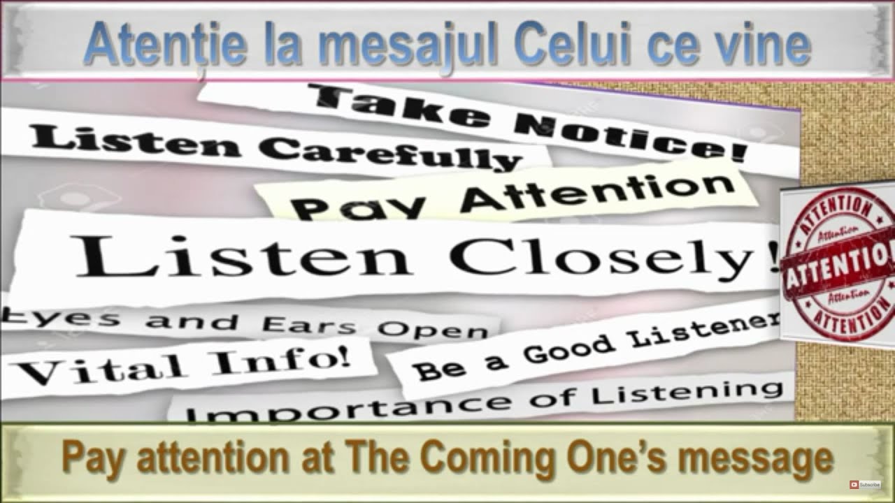 Mihai Sarbu - Atentie la mesajul Celui ce vine biserica densus