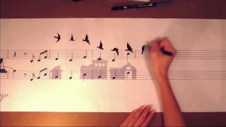 Video thumbnail of "MUSIC PAINTING - Glocal Sound - Matteo Negrin"