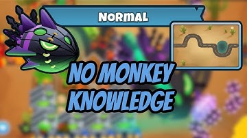 Lych NORMAL Tutorial | NO MONKEY KNOWLEDGE or POWER-UPS | End Of The Road | BTD 6 boss
