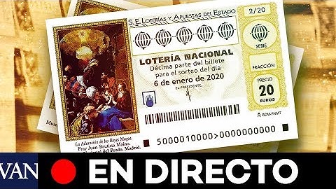 DIRECTO | SORTEO DE LA LOTERÍA DEL NIÑO 2020