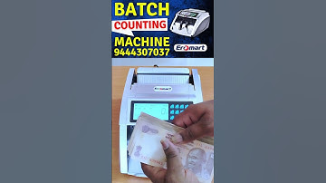 Tired of Counting Errors Discover Batch Mode Counting Machine! #eromart #batchmode #shorts