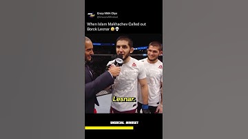 Islam Makhachev Called Out Brock Lesnar! 🤣💀 #islammakhachev #brocklesnar #unsocialmindset