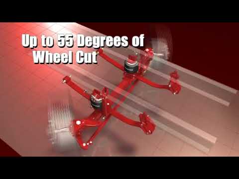 HENDRICKSON AIRTEK Integrated Front Air Suspension Steer Axle - YouTube