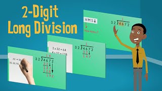Long Division with 2-Digit Numbers | EasyTeaching