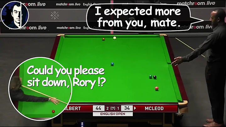 Snooker Incidents | David Gilbert vs Rory McLeod |...