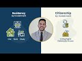 Difference between Residency by Investment & Citizenship by Investment