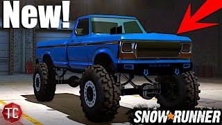 SnowRunner: NEW 1978 Ford F250 CONSOLE MOD! Full Customization & MORE!