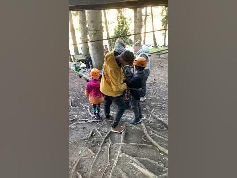 Тарзания -подвесные лазилки для детей в Словакии - YouTube