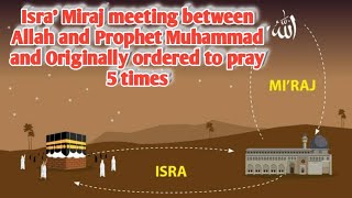 Isra' Miraj meeting between Allah and Prophet Muhammad