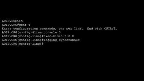 Cisco Console Configuration - - From our Free online Tutorial website.