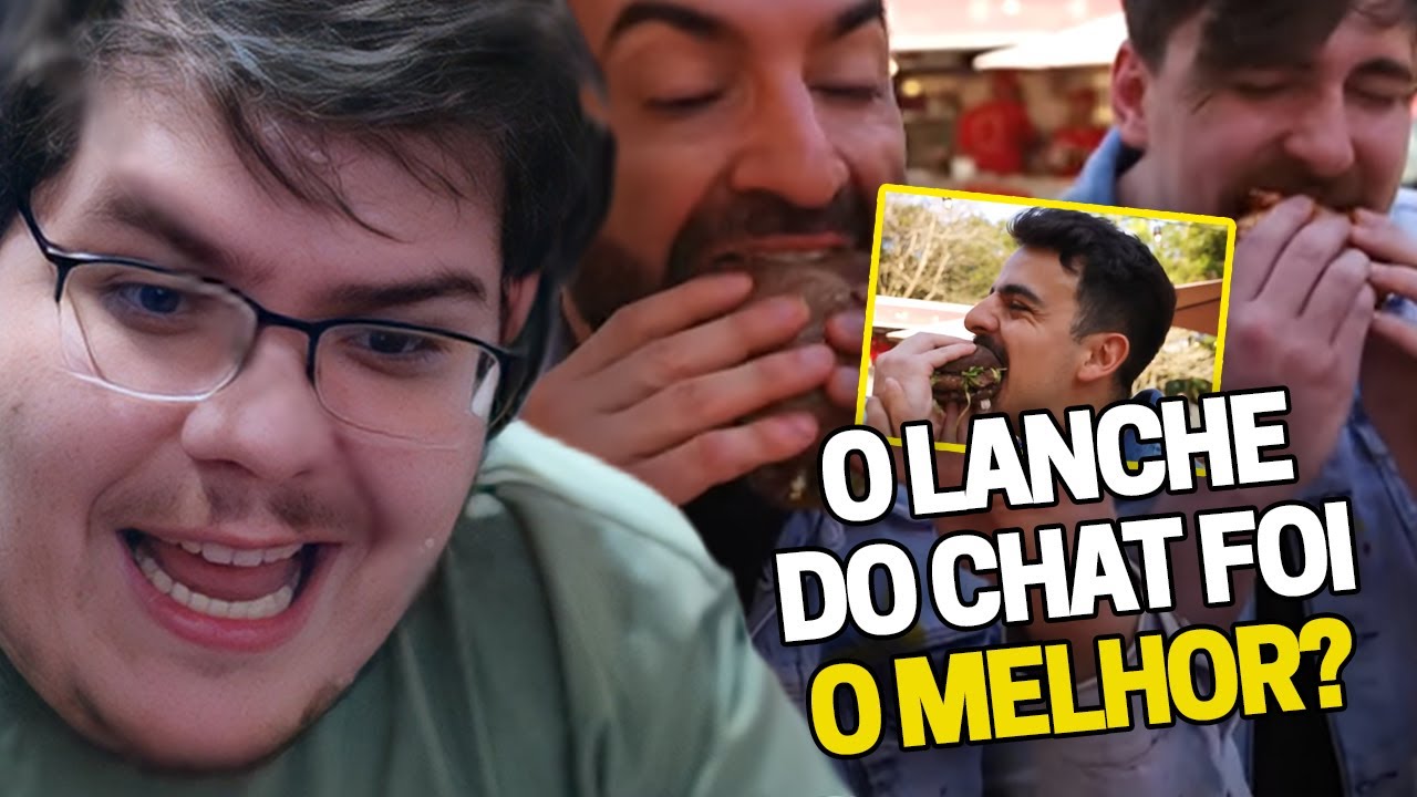 CASIMIRO REAGE: GABA E CORBUCCI COMENDO OS LANCHES QUE CRIOU COM A HEINZ | Cortes do Casimito