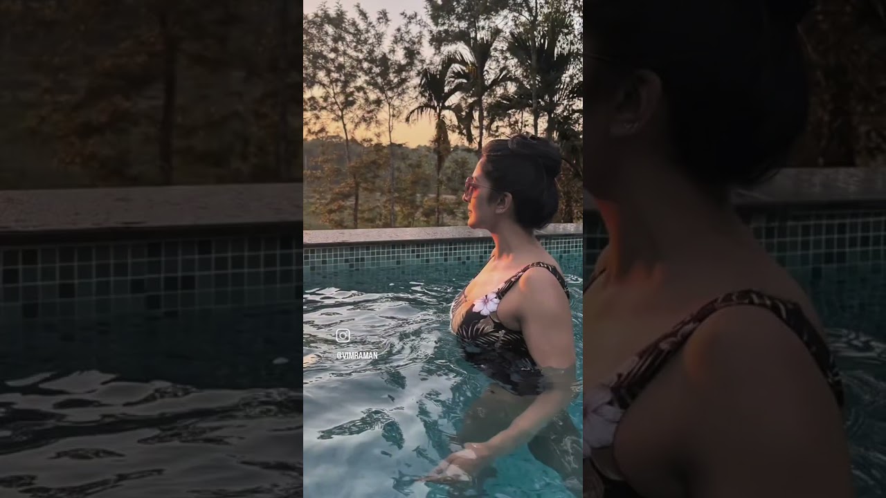 Vimala Raman shares a Pool Vacation