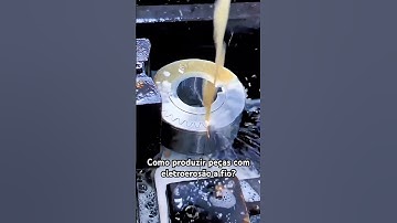 Como produzir peças com eletroerosão a fio? #shorts #eletroerosão #usinagem #cnc #industria
