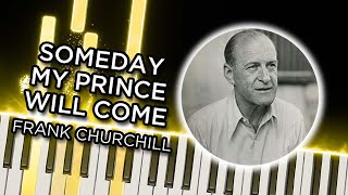 Someday My Prince Will Come (Frank Churchill) - Piano Tutorial