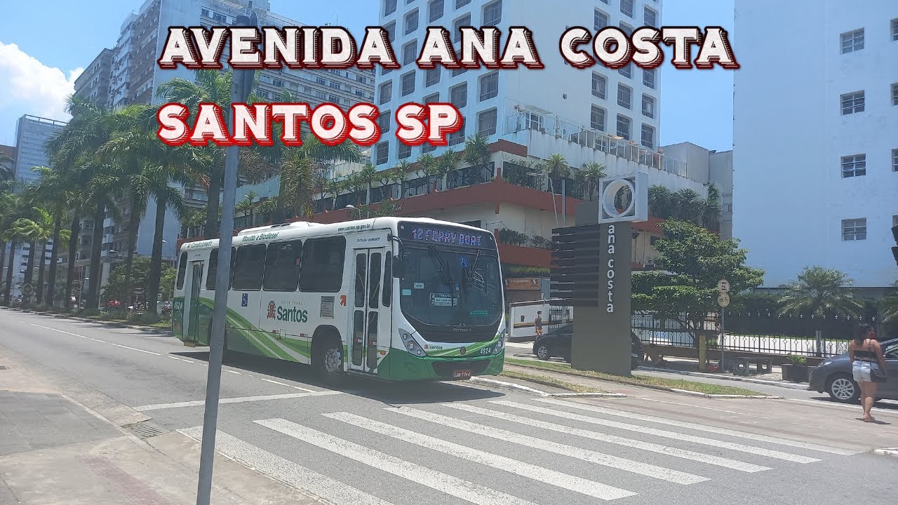 Avenida Ana Costa em Santos SP - YouTube