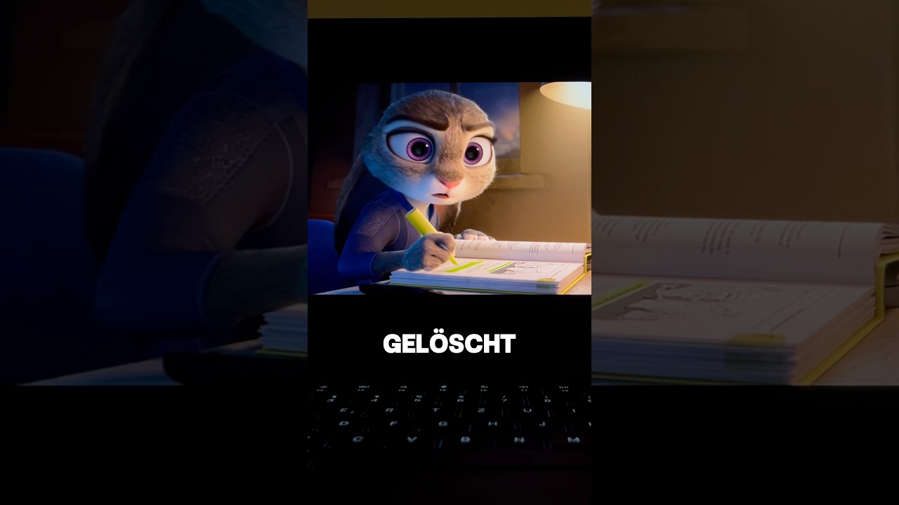 Gelöschte Szene in Zoomania 😱😳 #zootopia #zootopia2 #film #disney #theories