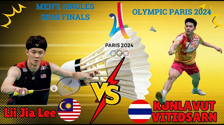 Kunlavut Vitidsarn vs Lee Zii Jia - Men's Singles Semi-Finals | Badminton Olympics 2024