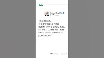 Thumbnail of The journey of a thousand miles begins with a single step. Let the CMA be your step into a realm...