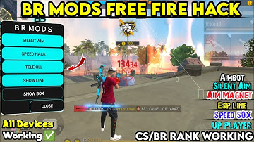 BR MODS OB51 UPDATE | OB51 FF HACK | FREE FIRE MOD MENU | FF HACK