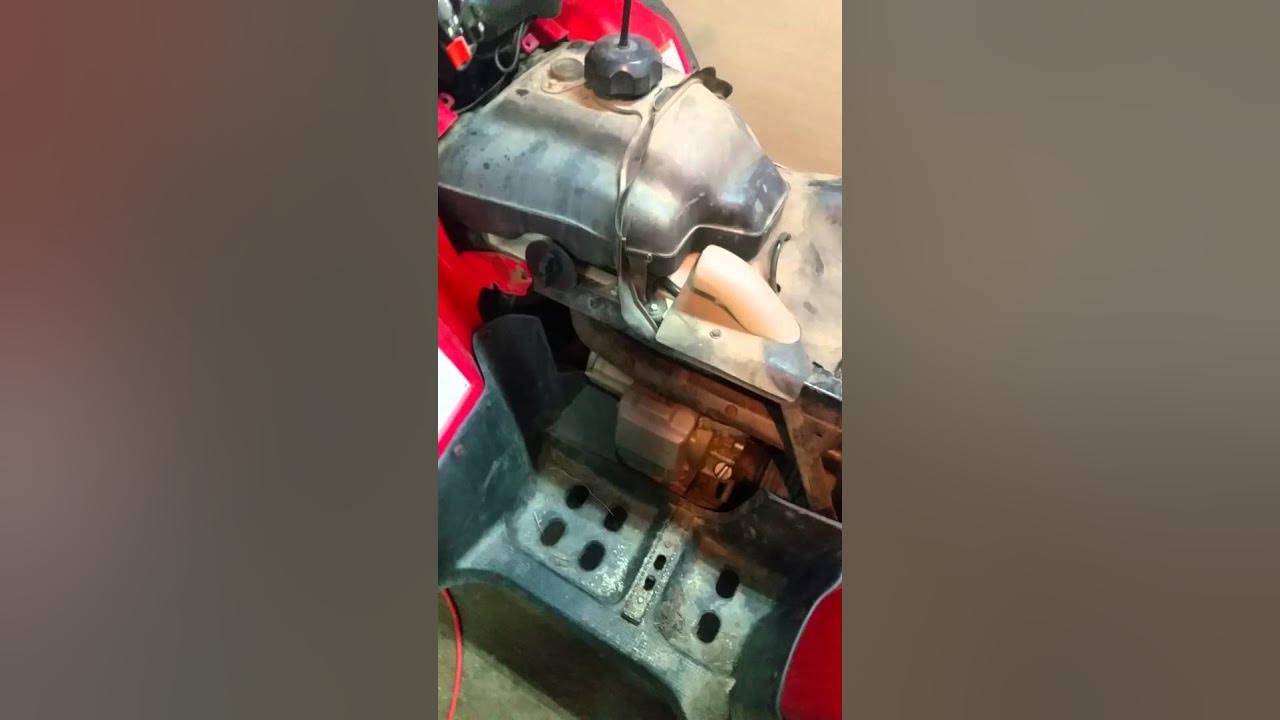 2004 Honda forman 450es reverse cable repair - YouTube