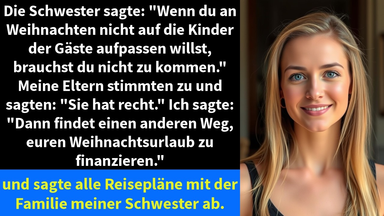 Die Schwester sagte: 