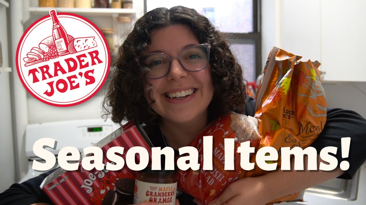Trader Joe's SEASONAL ITEMS (Taste test + review!) YouTube